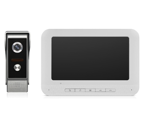 4 Wired Gate Intercom Systems Night Vision 800x480 TFT LCD Villa Video Entry Phone