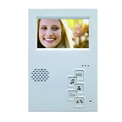 CAT 5 Apartment Video Doorbel Intercom System 1000TVL 7 Inch Video Door Phone