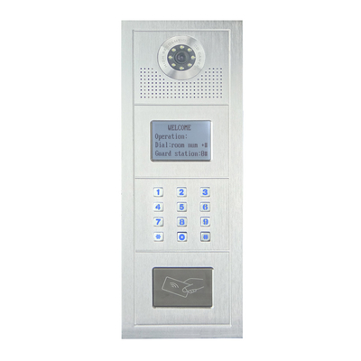 CAT 5 Apartment Video Doorbel Intercom System 1000TVL 7 Inch Video Door Phone