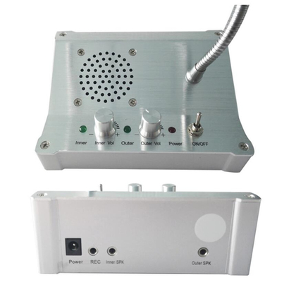 Counter Interphone Window Intercom System 60Hz Dual Way Speaker Window