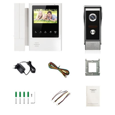 Handset Door Video Intercom Entry System 4.3 Inch Color TFT LCD Screen