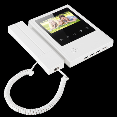 Handset Door Video Intercom Entry System 4.3 Inch Color TFT LCD Screen