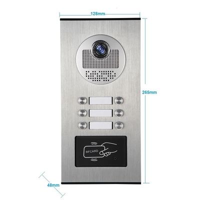 2 Wire Apartment Video Doorbell Intercom 800x480 Door Phone System