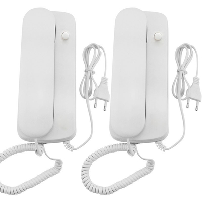 2 Way Audio Video Doorbell Intercom System 220V AC For Apartment