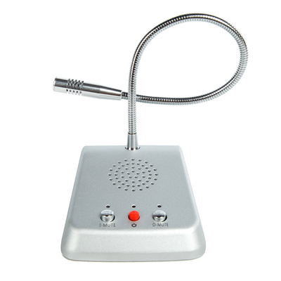 Counter Service Window Intercom System DC 12V Interphone Teller Microphone