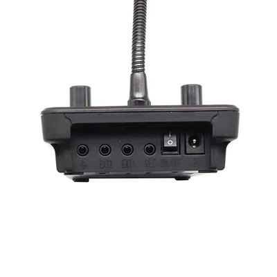 Glass Window Intercom System Mute Microphone 2 Way Speaker 2 EXT Port