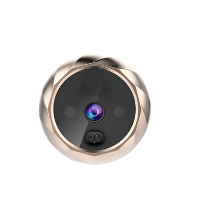 CE Approved Infrared Peephole Video Doorbell 3X Digital Zoom For Door Keeping