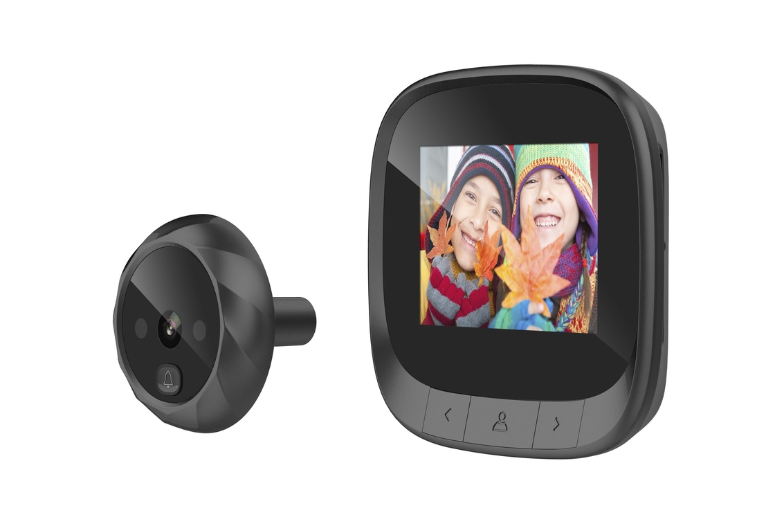 2.4inch Peephole Digital Door Viewer Video Doorbell Peephole Door Eye Camera With Bell Push For House