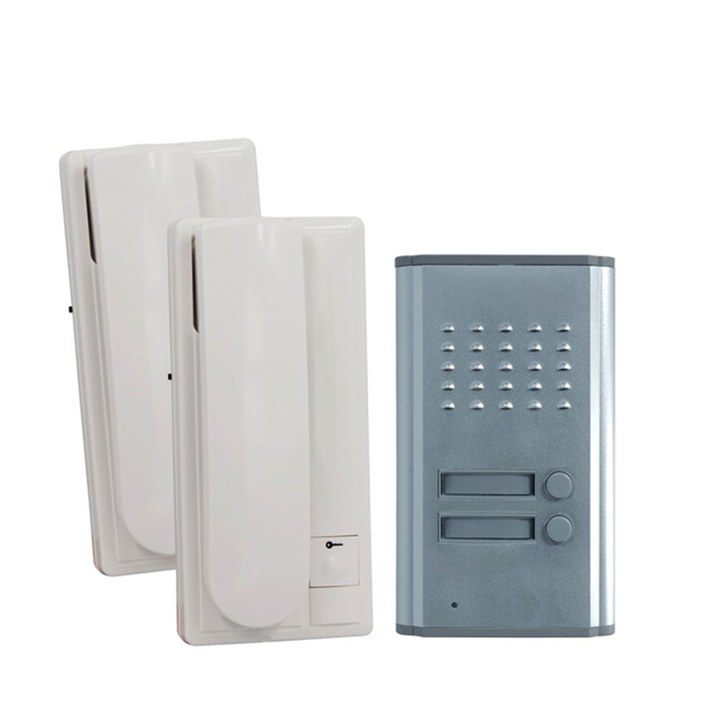 2 Wire Apartment OEM Audio Video Doorbell Metal Outdoor Panel